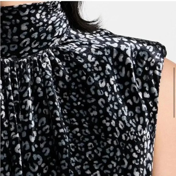 NWT Ramy Brook Lennon Velvet Leopard Print Dress size 2 - Picture 3 of 15